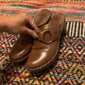 Y2K Frye Clogs